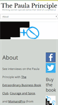Mobile Screenshot of paulaprinciple.com